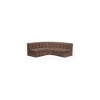 Meridian Furniture,Arc Brown Vegan Leather Modular Sofa - 3 of 4
