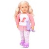 Our Generation Dinosaur Pajama Outfit for 18" Dolls - Dream Bright, Sleep Tight - image 3 of 4