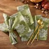 Falling Leaves Jacquard Napkins, Set of 8 - Elrene Home Fashions - 2 of 3