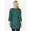 Woman Within Perfect Printed Three-Quarter-Sleeve V-Neck Tunic - 3 of 4