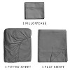 100% Cotton 400 Thread Count 4 Piece Sheet Set - Soft & Cozy Sateen Bed Sheets - CGK Linens - 3 of 4