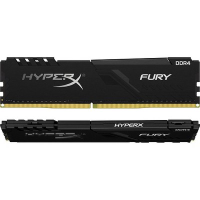 HyperX Fury 8GB DDR4 SDRAM Memory Module - 8 GB (2 x 4 GB) - DDR4-3200/PC4-25600 DDR4 SDRAM - CL16 - 1.35 V - Non-ECC - Unbuffered - 288-pin - DIMM