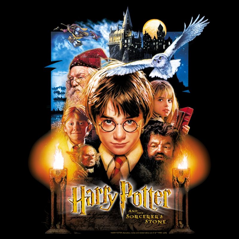 Boy's Husky Harry Potter Sorcerer's Stone Movie Poster, 2 of 4