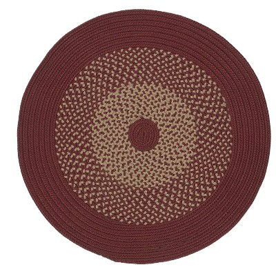 Colonial Mills Winterhold Round Area Rug - Red 7X7