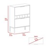 Gulches Wine Cabinet with 6 Cubbies, 2 Door Flexible Cabinets, 4 Legs and 34.3'' Superior Top - 2 of 4