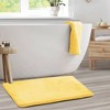 Hearth & Harbor Bathroom Rugs, Ultra Soft Velvet Memory Foam Bath Mats with PVC Backing - 2 of 4