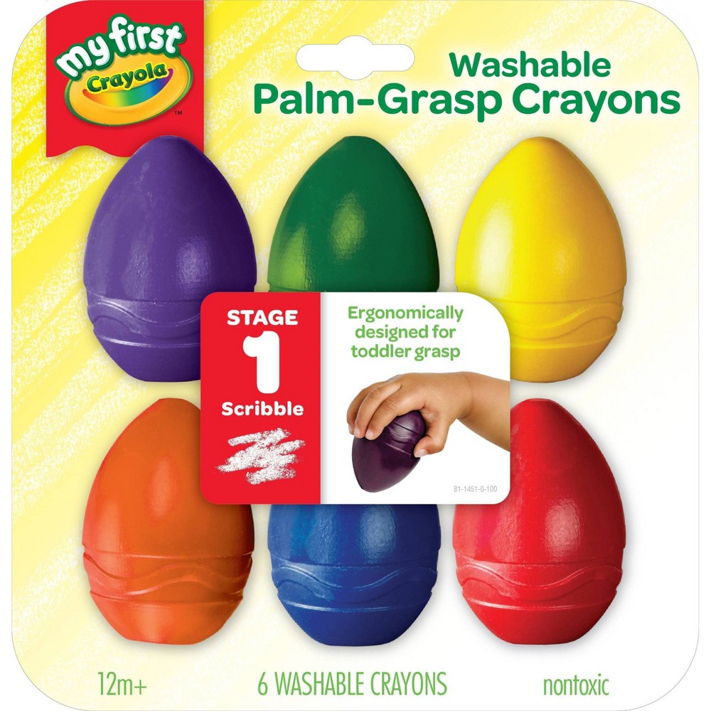 UPC 071662114510 product image for Crayola 6ct My First Washable Palm-Grasp Crayons | upcitemdb.com