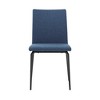 Armen Living,Lyon Blue Fabric and Metal Dining Room Chairs - Set of 2 - 2 of 4