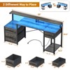 Besiost 59-In Computer Desk with Charging Station for Home Office - 3 of 4