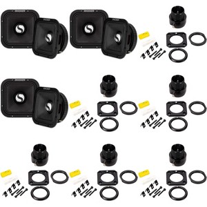 Kicker ST-Series PA ST3TW 1" Bullet Tweeter & ST7MR4 7" Mid Range Bundle ( 6 tweeters ) - 1 of 4