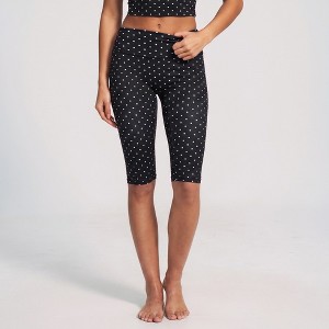 パンツ DRAW Flower Dots Capri Leggings DRAW Flower Dots Capri