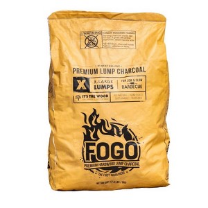 FOGO Super Premium (Gold Bag) All Natural Clean and Sweet Lump Charcoal 17.6 lb - 1 of 1