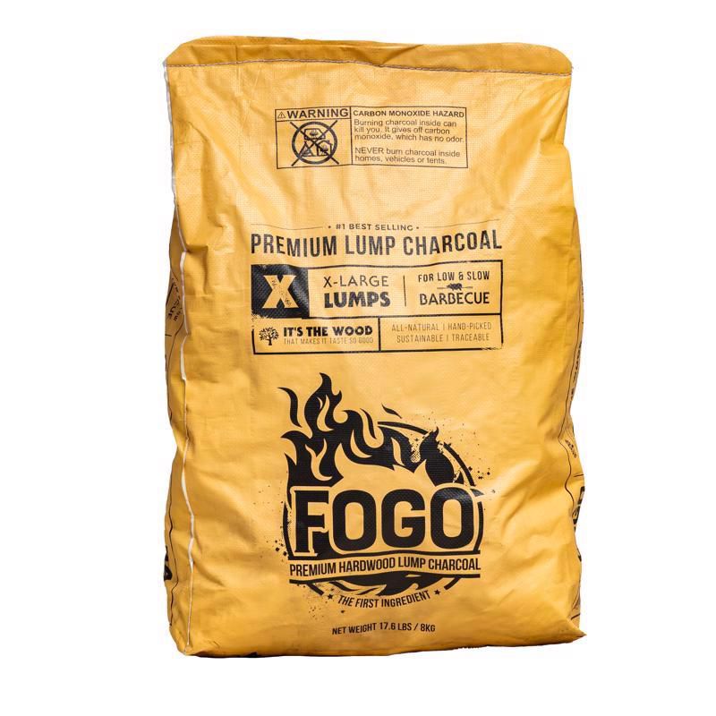 FOGO Super Premium (Gold Bag) All Natural Clean and Sweet Lump Charcoal 17.6 lb, 1 of 2