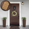 Casafield All-Weather Outdoor Planters with Liners - Set of 2, Tall Tapered Plant Boxes with Flower Pots for Front Porch, Deck, Patio, Garden - 2 of 4