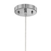 Possini Euro Design Possini Euro Saucer 8"W Nickel and Glass LED Mini Pendant Set of 3 - 4 of 4