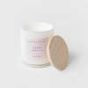 8oz Wood Lidded Glass Wellness Calm Candle - Threshold™ : Target