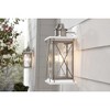 Progress Lighting Barlowe 1-Light Outdoor Wall Lantern in Stainless Steel with Clear Seeded Glass - 4 of 4