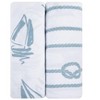 Ely's & Co. Baby Changing Pad Cover - Cradle Sheet 100% Combed Jersey Cotton for Baby Boy 2 Pack - 4 of 4