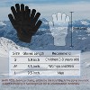 Zuppad 6 Pairs Winter Gloves for Women Men's Warm Knit Gloves for Clod Weather Black Magic Glove for Driving Running Hiking - 2 of 4