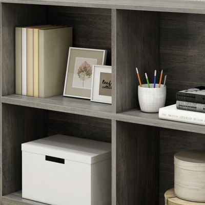 Max & Lily Driftwood 4-Shelf Solid Wood Kids Bookcase