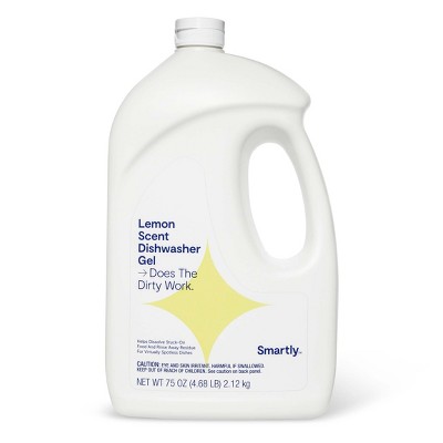 Lemon Scented Dishwasher Gel - 75oz - Smartly™