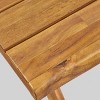 Eaglewood Acacia Wood Bench - Teak - Christopher Knight Home: Weather-Resistant, 400lb Capacity, for Garden & Porch - 3 of 4