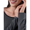 Fruit of the Loom Women's and Women's Plus Long Sleeve Pajama Set - 3 of 4