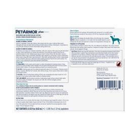 Petarmor Plus Flea And Tick Topical Treatment For Dogs - 23-44lbs - 3 ...