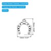 Unique Bargains Metal Bulk Elegant DIY Crafts Jewelry Making Horseshoe Pendant 50 Pcs - 2 of 4