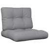 vidaXL Pallet Cushions 2 pcs Gray Fabric - 2 of 4