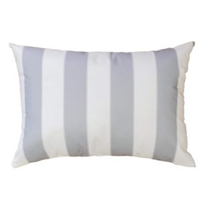 PAGED 20" Square Stripe Pillow, Bed Pillow with Removable Cover, Decorative Throw Pillow for Outdoor and Indoor, Strong Weather Resistance - 1 of 4