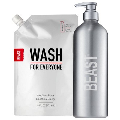 Beast Bottle + Everyone Wash Refill - 16 fl oz