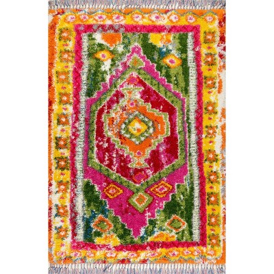 Nuloom Shania Medallion Shaggy Indoor Area Rug