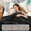 Coucheta Q/K Size Heated Comforter with Wireless Controller, Fluffy Faux Fur, 6 Heat Levels & 10-Hr Auto-Off, Winter Warm Luxury Fuzzy Comforter - 2 of 4