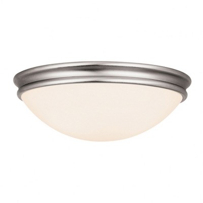 Access Lighting Atom 1 - Light Flush Mount in  Brushed Steel