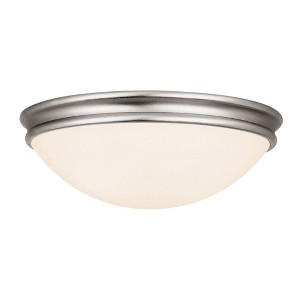 Access Lighting Atom 1 - Light Flush Mount in  Brushed Steel - 1 of 4