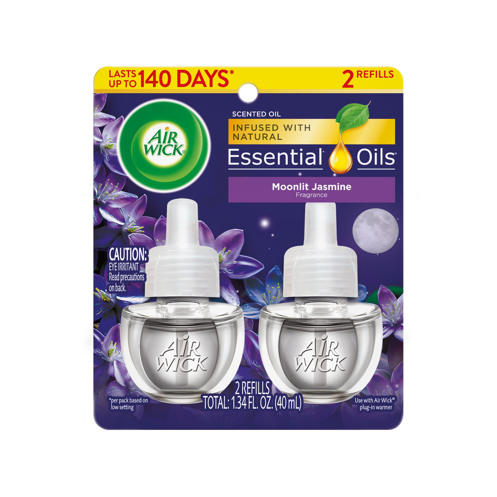 Air Wick Scented Oil Air Fresheners Moonlit Jasmine - 2ct