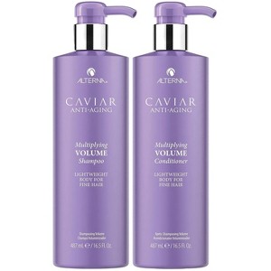 Alterna Caviar Anti-Aging Multiplying Volume Shampoo & Conditioner (16.5 oz Large) DUO SET for Body for Fine Hair Kit - 1 of 4