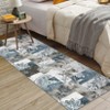 Washable Area Rugs for Living Room Bedroom Rug Modern Floral Area Rug Patchwork Non Slip Throw Rug Soft Low Pile Stain Resistant Rug for Dining Room - 3 of 4