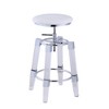 Chintaly Imports,Contemporary Rotation-Adjustable Stool  Upholstered Seat - 2 of 2