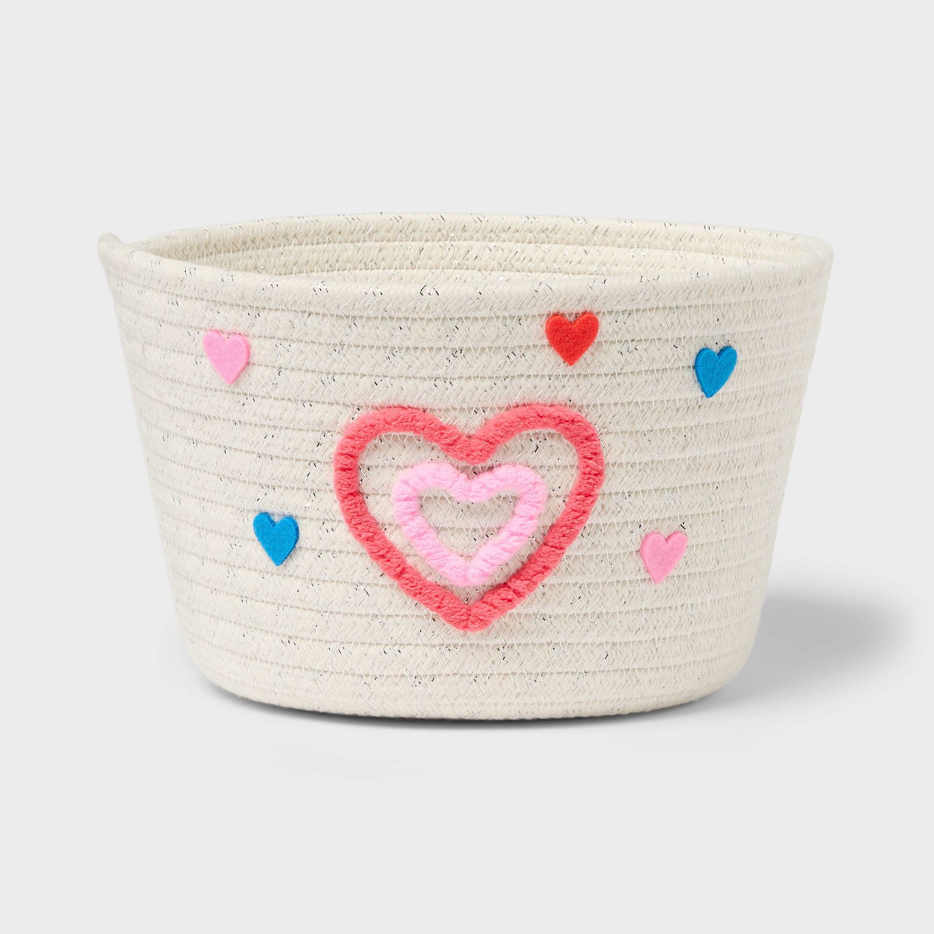 Valentine's Day Rope Basket White - Spritz™