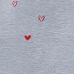 heather grey falling hearts