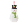 Melrose Whimsical Santa and Snowman Ornament (Set of 6) - 4 of 4