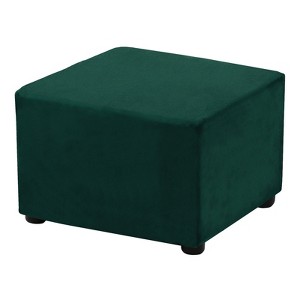 Unique Bargains Elastic Living Room Bedroom Square Foot Stool Cover - 1 of 4