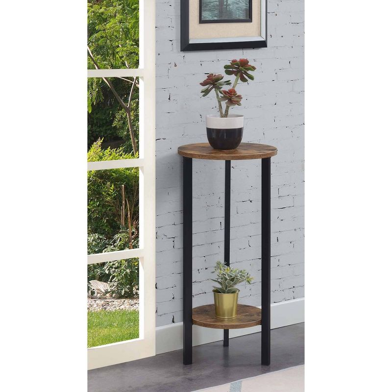  31.5" Graystone 2 Tier Plant Stand - Breighton Home, 2 of 6
