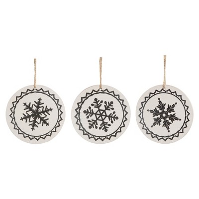 Gallerie II Snowflakes Silhouettes Ornaments, A/3