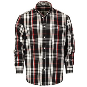 Gioberti Men's Long Sleeve Plaid Shirt - 1 of 4