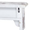 Olivia & May 36" x 9" Farmhouse Fir Wood Wall Shelf - Vintage Decor, No Hooks, Indoor Use - 4 of 4