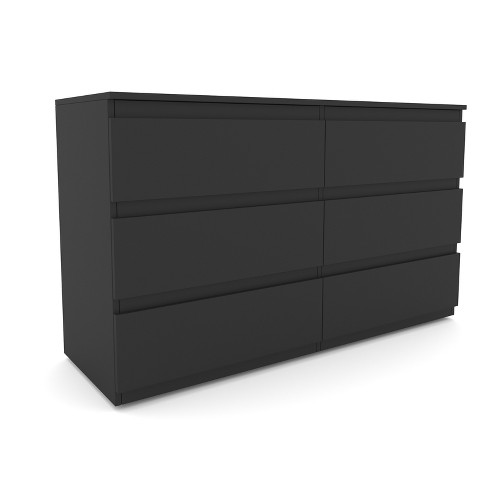 6 Drawer Double Dresser for Bedroom Living Room Hallway - image 1 of 4