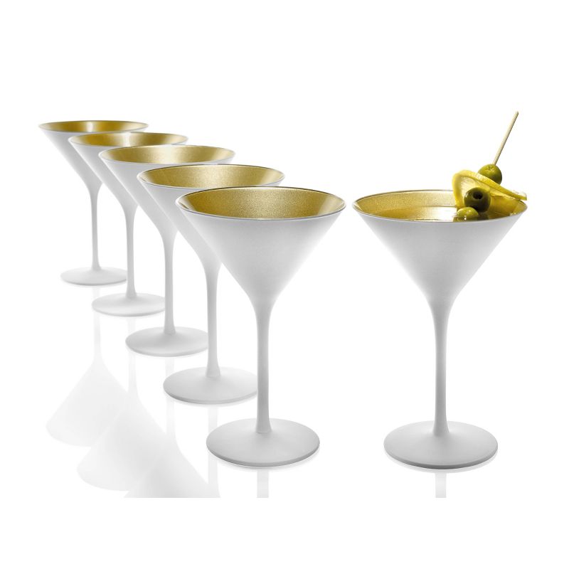 Set of 6 Olympia Martini Drinkware 8oz Glasses - Stolzle Lausitz, 5 of 9